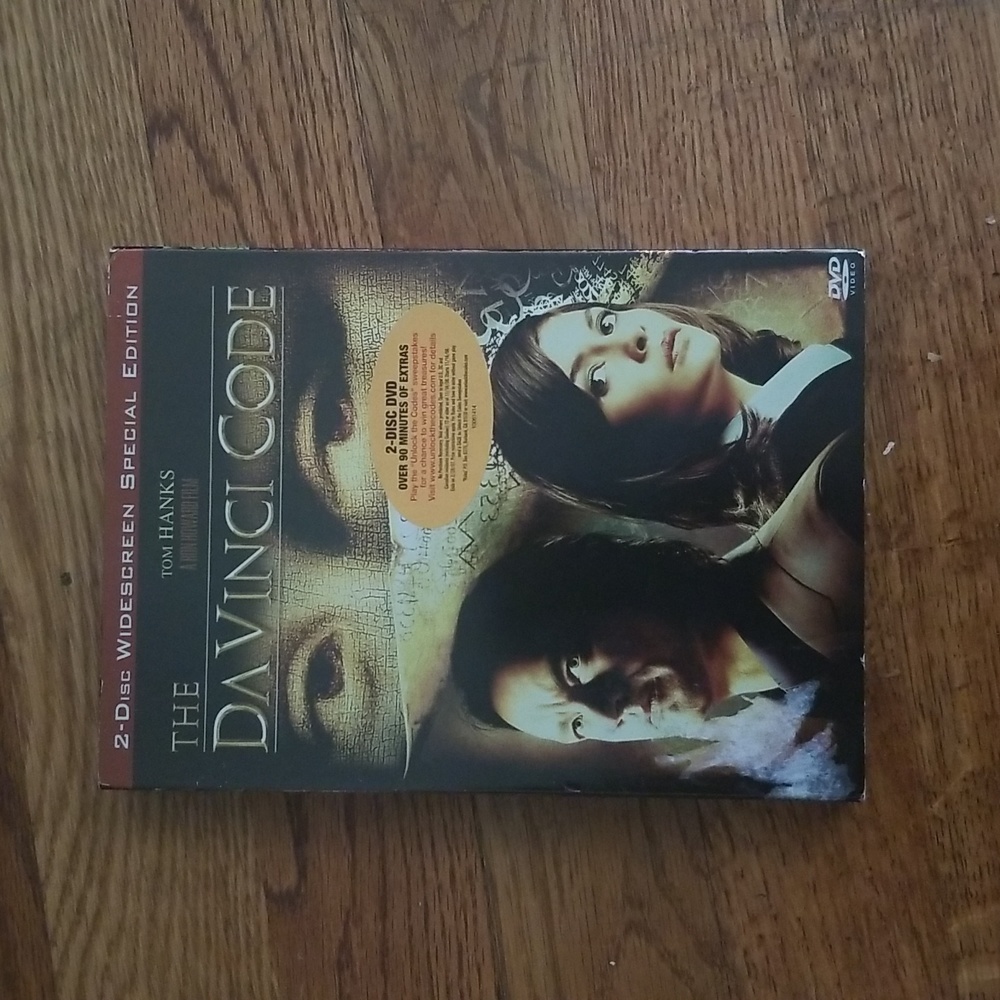 The DaVinci Code Movie starring Tom Hanks DVD